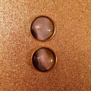 24K Gold Plated Acrylic Pour Earrings